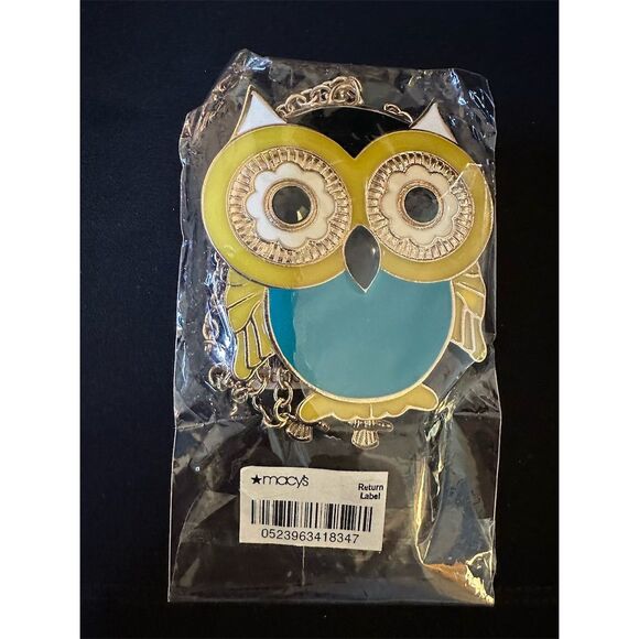 Bijoux Stella Multicolor Owl Necklace & Earrings Jewelry Set Adjustable - Picture 13 of 13